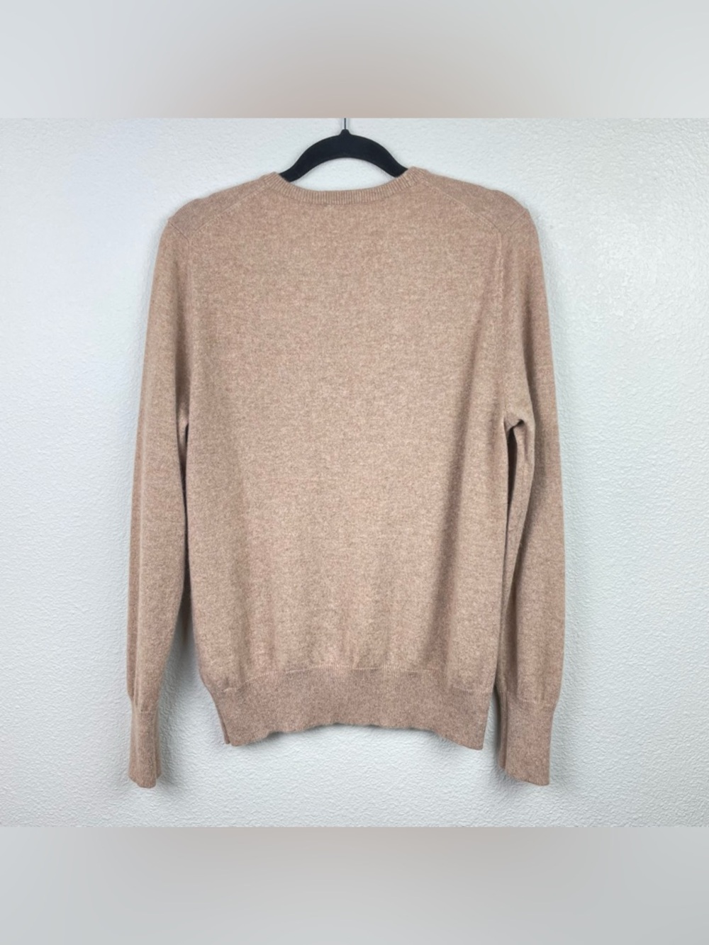 Sandro Women's XS Cashmere Sweatshirt Crewneck Sweater Camel Light Brown Luxury - Picture 11 of 15